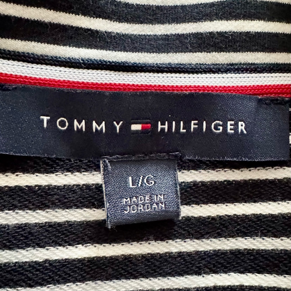 NWOT Tommy Hilfiger Striped Band Jacket Size Large - Picture 9 of 10